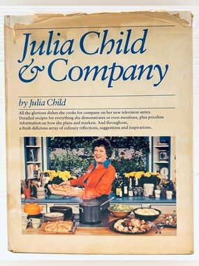 Julia Child & Company Vtg Cookbook-MCM style entertaining Cocktail Parties Menus